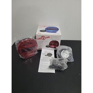 Sonic Bomb Dual Alarm Clock with Bed Shaker, Red| Sonic Alert Vibrating Alarm